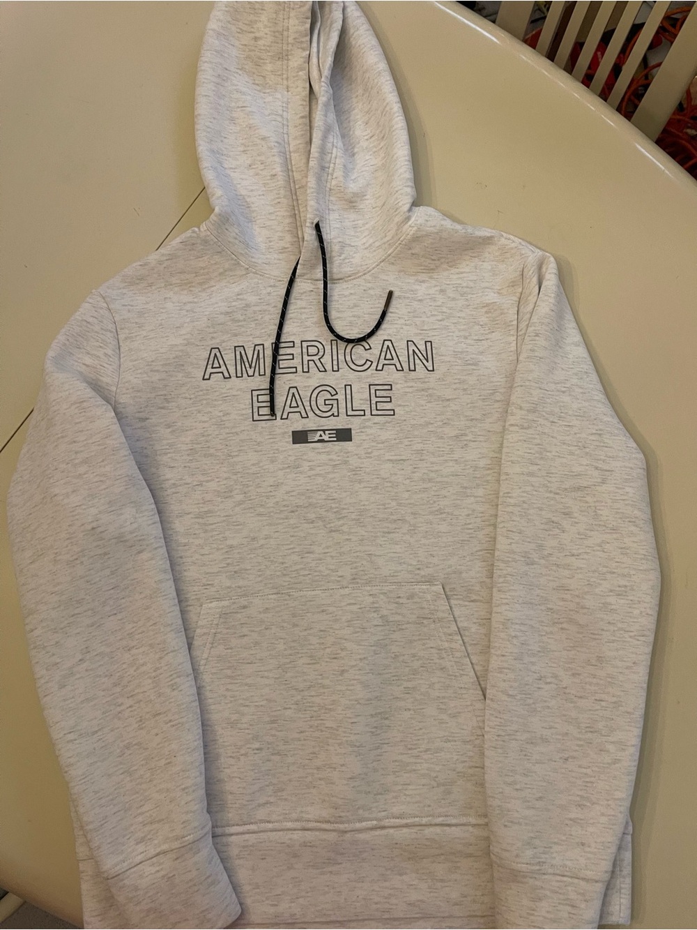 American Eagle Outfitters Light Gray Hoodie Size : S